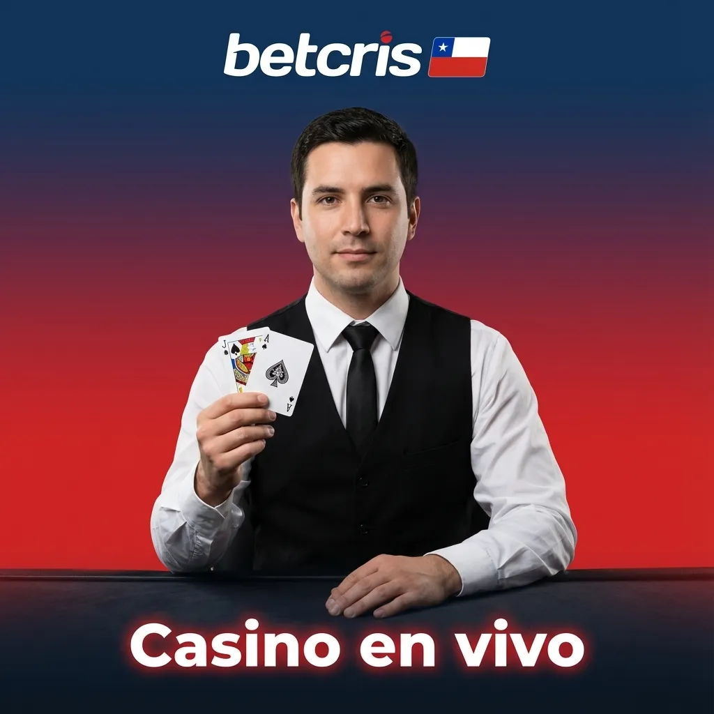 Mesa de casino en vivo con crupier real repartiendo cartas frente a ruleta y fichas, interfaz de apuestas en pantalla