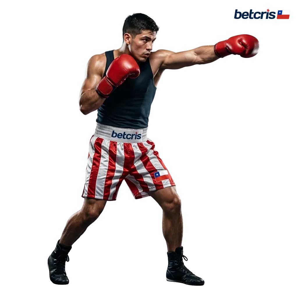 Pantalla de inicio de Betcris Chile con bonos, apuestas deportivas en vivo y casino online optimizado para móvil