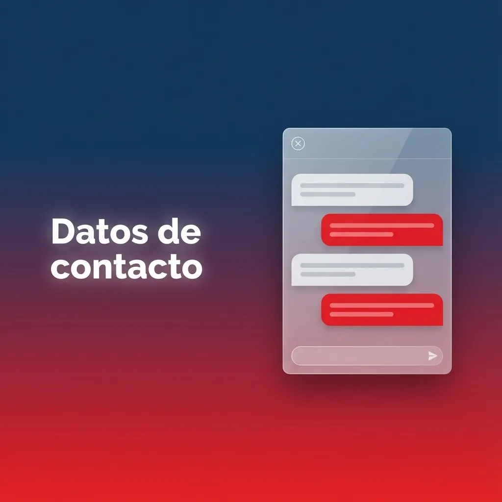 Iconos de chat, email, formulario y redes sociales con texto “Atención al cliente 24/7 para soporte y verificación de cuenta”.